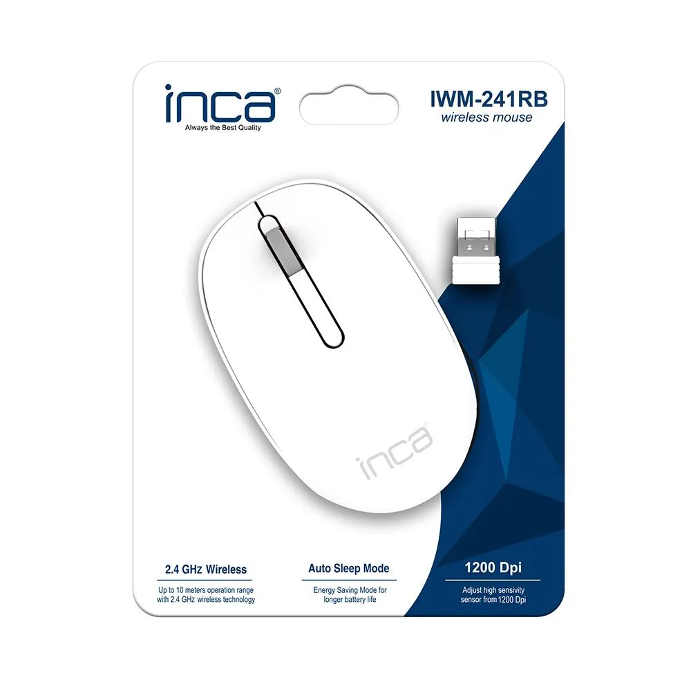 INCA IWM-241RB Kablosuz 1200dpi Beyaz Mouse