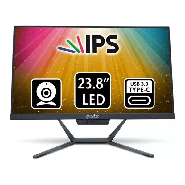QUADRO AIO 23.8" CORE i7 12700 16GB RAM- 512GB NVME O/B UHD FDOS / STARK H224-27165