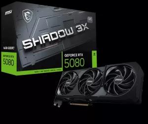 MSI RTX5080 16GB SHADOW 3X OC 16G GDDR7 256bit HDMI DP PCIe 5.0