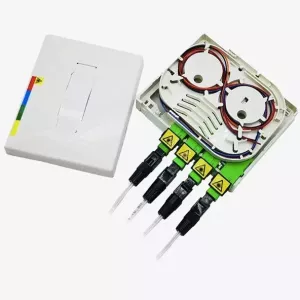 ODS 1 PORT SURFACE Fiber Optik Duvar Tipi Keystone Jak Kutusu Beyaz 13SFP1PWT