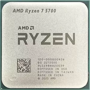 AMD RYZEN 7 5700 20MB 8çekirdekli VGA YOK AM4 65w Kutusuz+Fansız