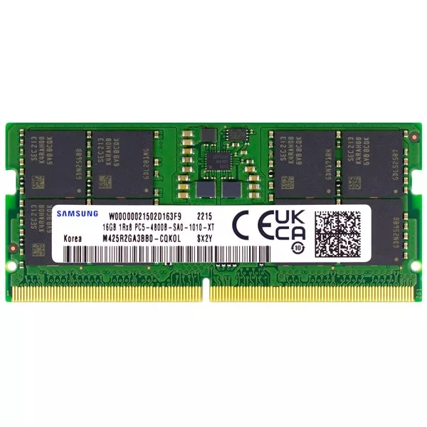 SAMSUNG 16GB DDR5 4800MHZ NOTEBOOK RAM VALUE M425R2GA3BB0-CQK0D