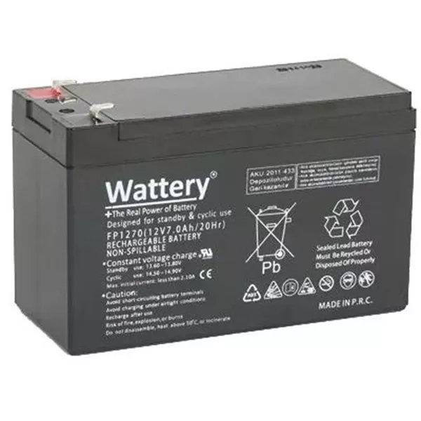 YLD 12v 7amper MYA-127 Kuru Tip Akü