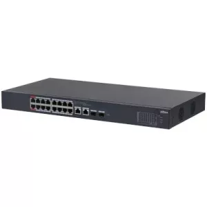 DAHUA 16port PoE 240w 2-SFP 10/100 Yönetilebilir Switch CS4218-16ET-240