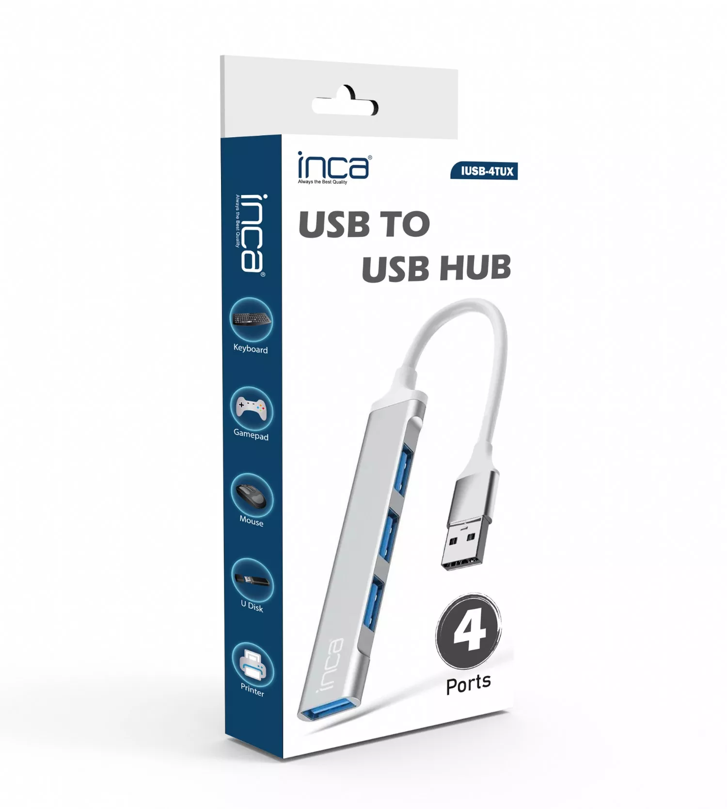 INCA IUSB-4TU 4port USB 3.0 USB Çoklayıcı Hub