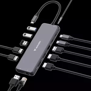 VERBATIM CMH-05 USB-C Pro 5 Port Çok Bağlantı Noktalı Dock