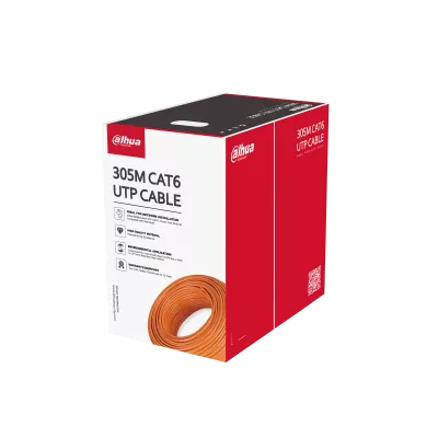 DAHUA 305metre 23AWG Gri CCA CAT6 KABLO PFM922I-6UN-C