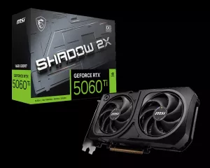 MSI RTX5060TI 16GB SHADOW 2X OC GDDR7 128bit HDMI DP PCIe 5.0