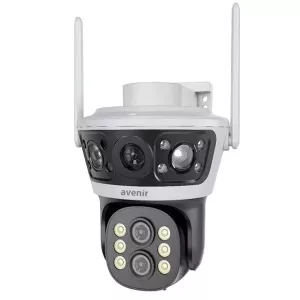 AVENIR 4MP PTZ Speed Dome 10x Çift Kameralı Wıfı Kablosuz IP Kamera AV-S303