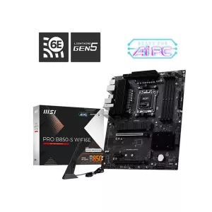 MSI PRO B850-S WIFI6E DDR5 HDMI-DP PCIE 5.0 AM5 ATX