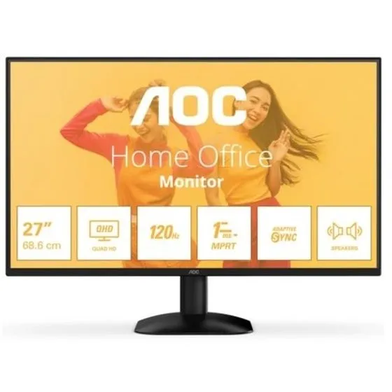 AOC 27" IPS Q27B35S3 1MS 120Hz HDMI-DP EV Ofis Tipi Monitör (2560 X 1440)