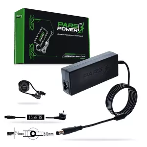 PARS POWER PRS-022 90W 19.5V 4.74A- 7.4*5.0MM Siyah Notebook Adaptörü
