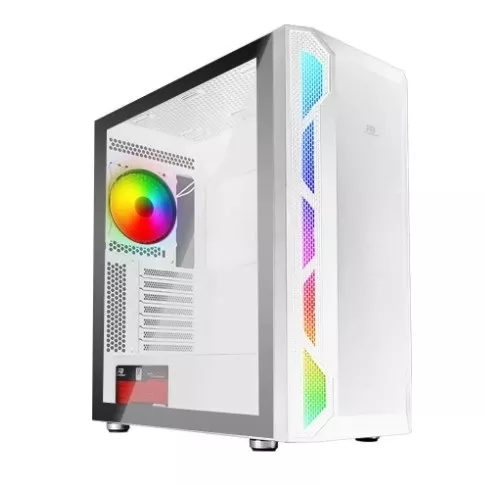 POWERBOOST 650W 80+ PB-P3701BW MESH GAMING ATX PC Kasası Beyaz