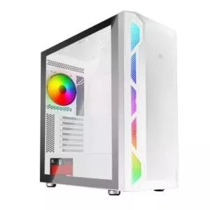 POWERBOOST 650W 80+ PB-P3701BW MESH GAMING ATX PC Kasası Beyaz