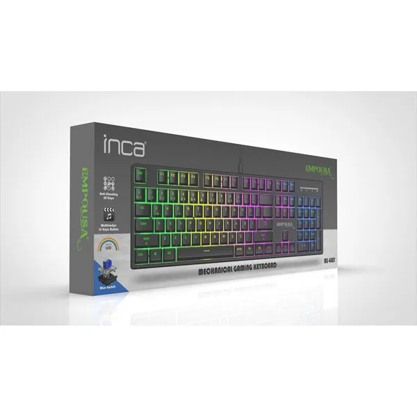 INCA IKG-440T Kablolu USB Siyah Gaming Klavye