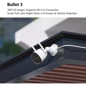IMOU 3MP Bullet 3.6mm Wıfı Kablosuz IP Kamera Bullet 3 IPC-S3EP-3M0WE