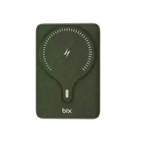 BIX 10000mAh BXPB105-GRE 22.5W-15W Kablosuz Powerbank Yeşil