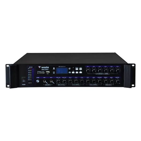 WESTA WM-2350U 6-bölgeli 100V-350w Mixer Amfi