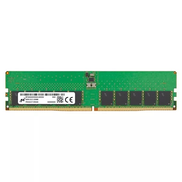 MICRON 32GB DDR5 ECC UDIMM 5600MHz 2Rx8 SUNUCU RAM MTC20C2085S1EC56BR