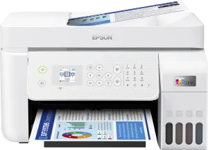 EPSON A4 Renkli L5296 Çok Fonksiyonlu Tanklı Yazıcı Fax USB 2.0,Ethernet,Kablosuz Beyaz