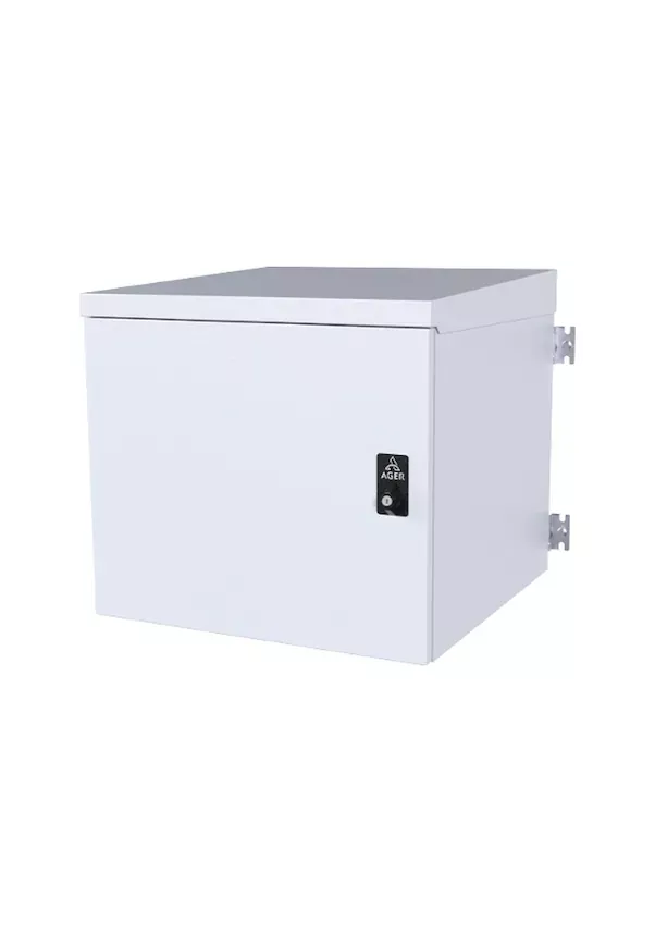 AGER 12U 600x600mm IP66 / IP55 Dış Ortam Duvar Tipi Çift Çıdarlı  Kabinet AG-OB12U6060B2
