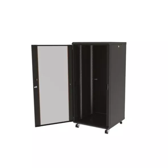 AGER 12U 600x600mm Dikili Tip Siyah Kabinet Agena AG-AN12U6060S1