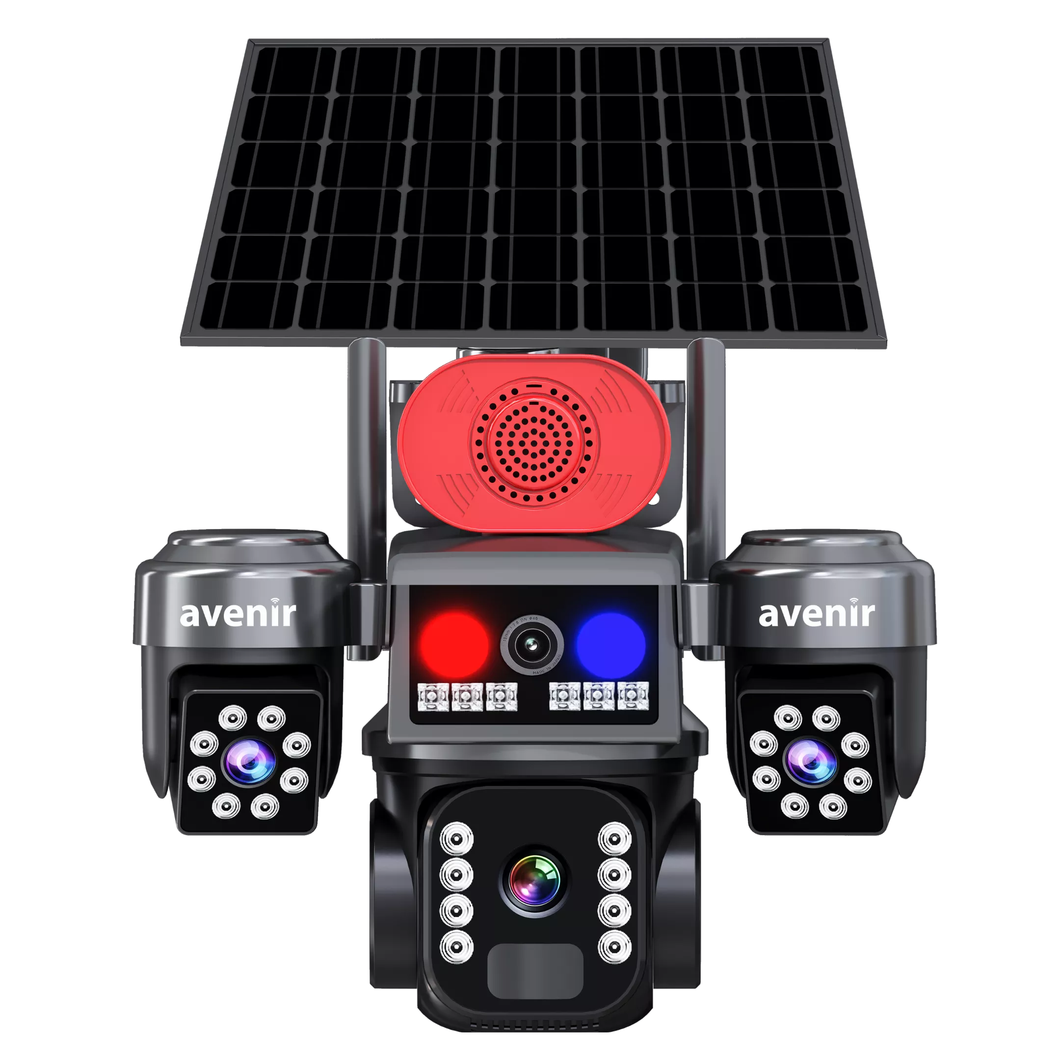 AVENIR 6MP 3 Kameralı 4G Solar IP Kamera AV-S463G