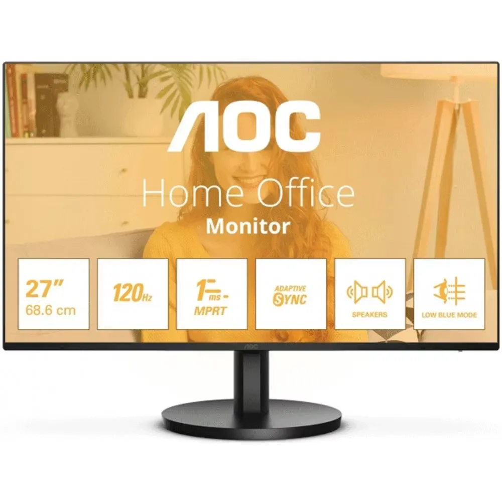 AOC 27" IPS 27B3QA2 4MS 120Hz HDMI-DP Multimedya Monitör (1920 X 1080)