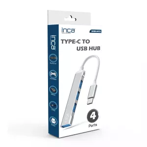 INCA TY-C HUBX4 IUSB-04T 4port Type-C & USB 3.0 USB Çoklayıcı Hub