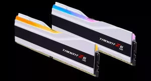 GSKILL 32GB (2X 16GB) DDR5 6000MHZ CL36 DUAL KIT RGB PC RAM TRIDENT Z5 F5-6000J3636F16GX2-TZ5RW BEYAZ