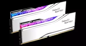 GSKILL 32GB (2X 16GB) DDR5 6000MHZ CL26 DUAL KIT PC RAM TRIDENT Z5 ROYAL NEO SILVER F5-6000J2636H16GX2-TR5NS