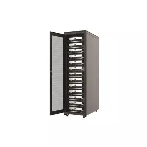 AGER 32U 600x800mm Dikili Tip Siyah Kabinet Vega AG-VB32U6080S1 Cam Kapak  