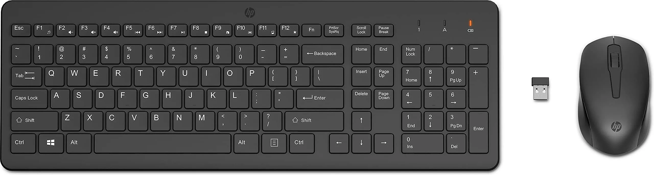 HP 330 Kablosuz Q Eng Siyah Klavye - Mouse Set (2V9E6AA)