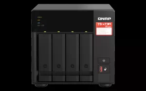 QNAP 4diskli Ryzen V1500B-40GB RAM-2-2.5GbE Nas Server TS-473A (54053)