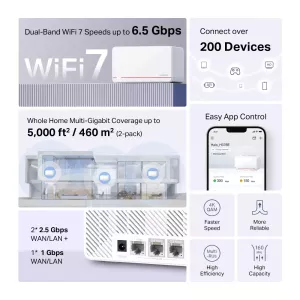 MERCUSYS Halo H37BE Wıfı7 BE6500 Mesh Router 2li Set