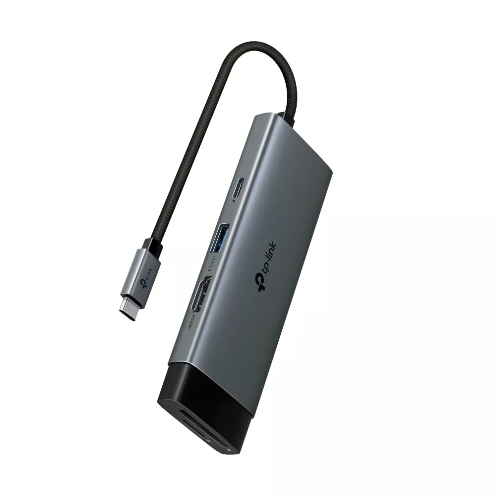 TP-LINK UH7021C USB-C 7port Hub 4K60Hz 100W PD SD