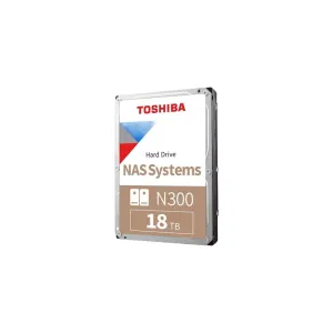 TOSHIBA N300, HDWG51JUZSVA, 3.5", 18TB, 512Mb 7200 Rpm, SATA3, 7/24 NAS, SERVER, HDD (Türkiye Distribütörü Garantili)