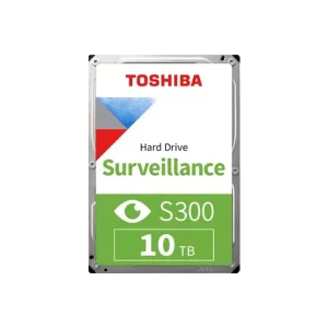 TOSHIBA S300 PRO, MD10ADA10TV, 3.5", 10TB, 512Mb 7200 Rpm, 7/24 Güvenlik HDD (Türkiye Distribütörü Garantili)