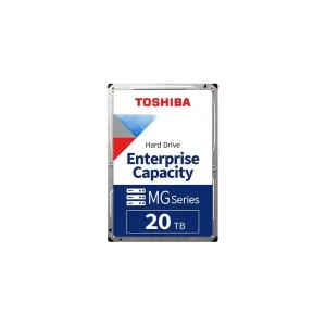 TOSHIBA ENTERPRISE, MG10ACA20TE, 3.5", 20TB, 512Mb 7200 Rpm, 7/24 Güvenlik, Data Center, Nas, Server, HDD (Türkiye Distribütörü Garantili)