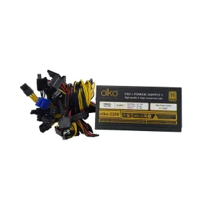 OLKO 2200, 2200W, 14cm Fan, 16xPCI-E 6+2Pin, 1x20+4Pin, 8xSata, ATX, Power Supply (PSU)