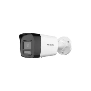 HIKVISION DS-2CD1041G2-LIUF 4Mpix, 2,8mm Lens,  H265+,20Mt Gece Görüşü, Hybrid Light, SD Kart,Dahili Mikrofon, PoE, Bullet IP Kamera