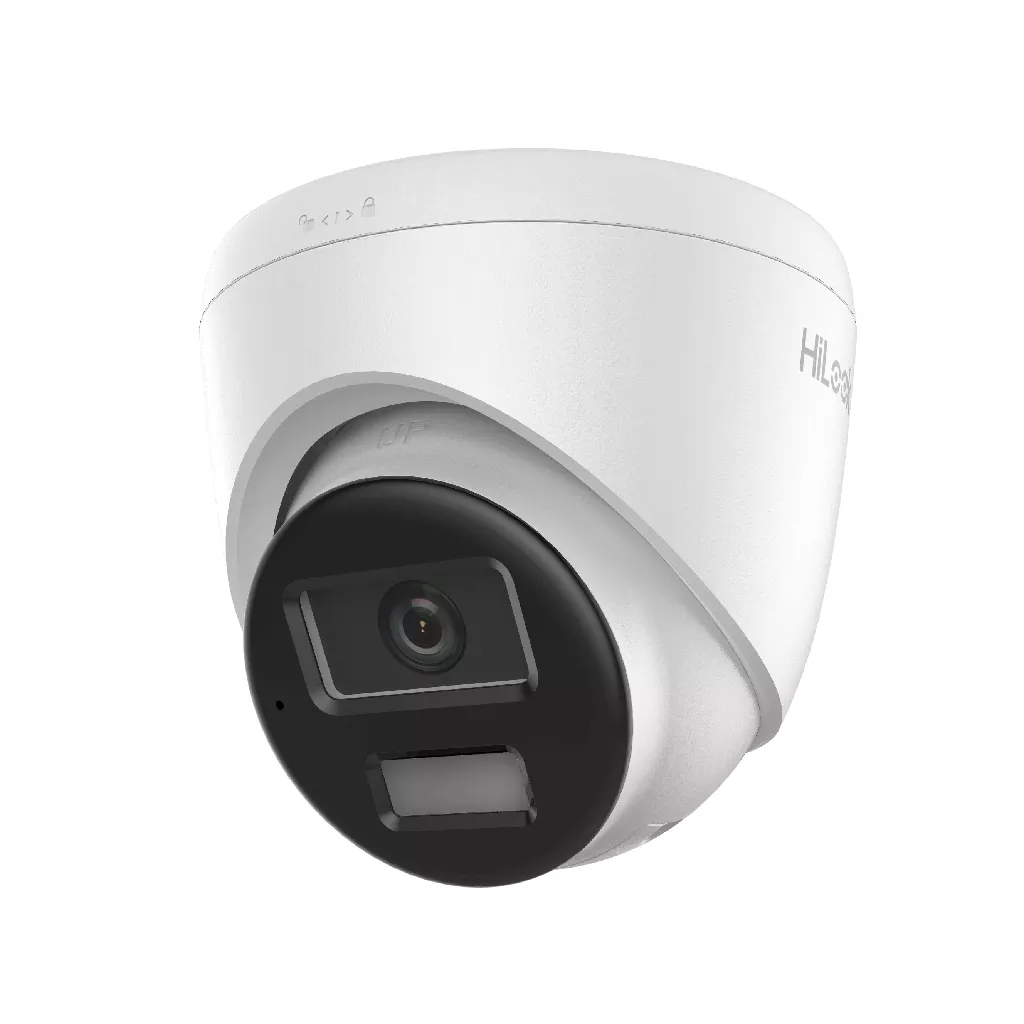 HILOOK IPC-T240HA-LUFC, 4Mpix, 2,8mm Lens, H265+, Dual Light, 30Mt Gece Görüşü, Dahili Mikrofon, IP67, PoE, Dome, IP Kamera