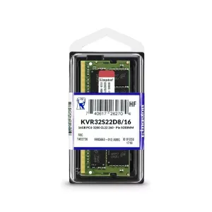KINGSTON KVR32S22D8/16, 16Gb, 3200Mhz, DDR4, Sodimm Notebook RAM, 1,2V, CL22 (KUTULU)