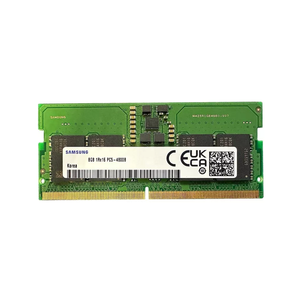 Samsung SAMSO4800/8, 8GB, DDR5, 4800MHz,  CL40, 1.1V Notebook Ram (M425R1GB4BB0-CQKOL)