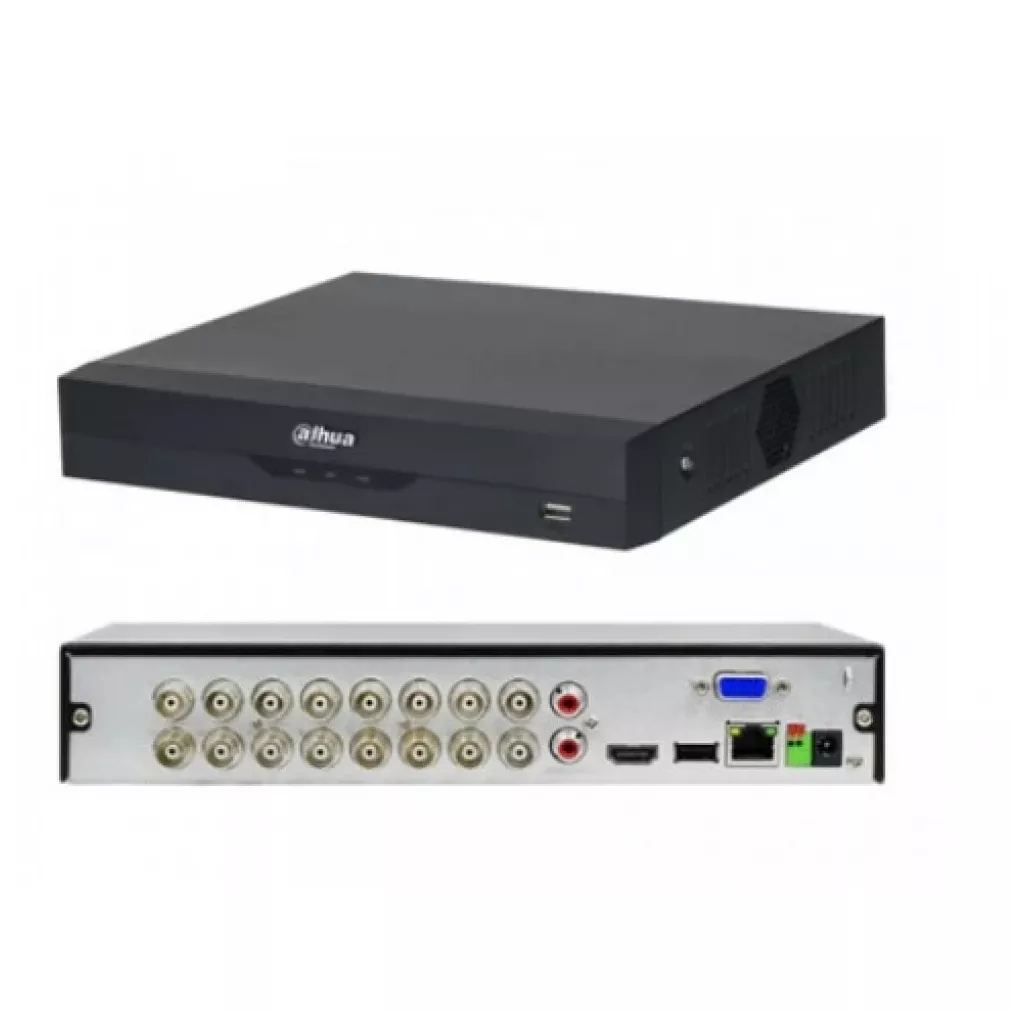 DAHUA XVR5116HS-5M-I3, 16 Kanal, 5Mpix H265+, 1 HDD, 5in1 DVR Cihazı