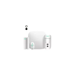 AJAX  StarterKit Cam Plus, Kablosuz, Alarm Kiti, BEYAZ