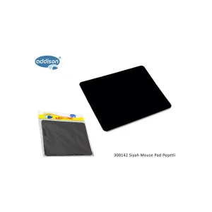 ADDISON 300142, 177x217x2mm, Lüx, Big, MOUSE PAD,  (Siyah)