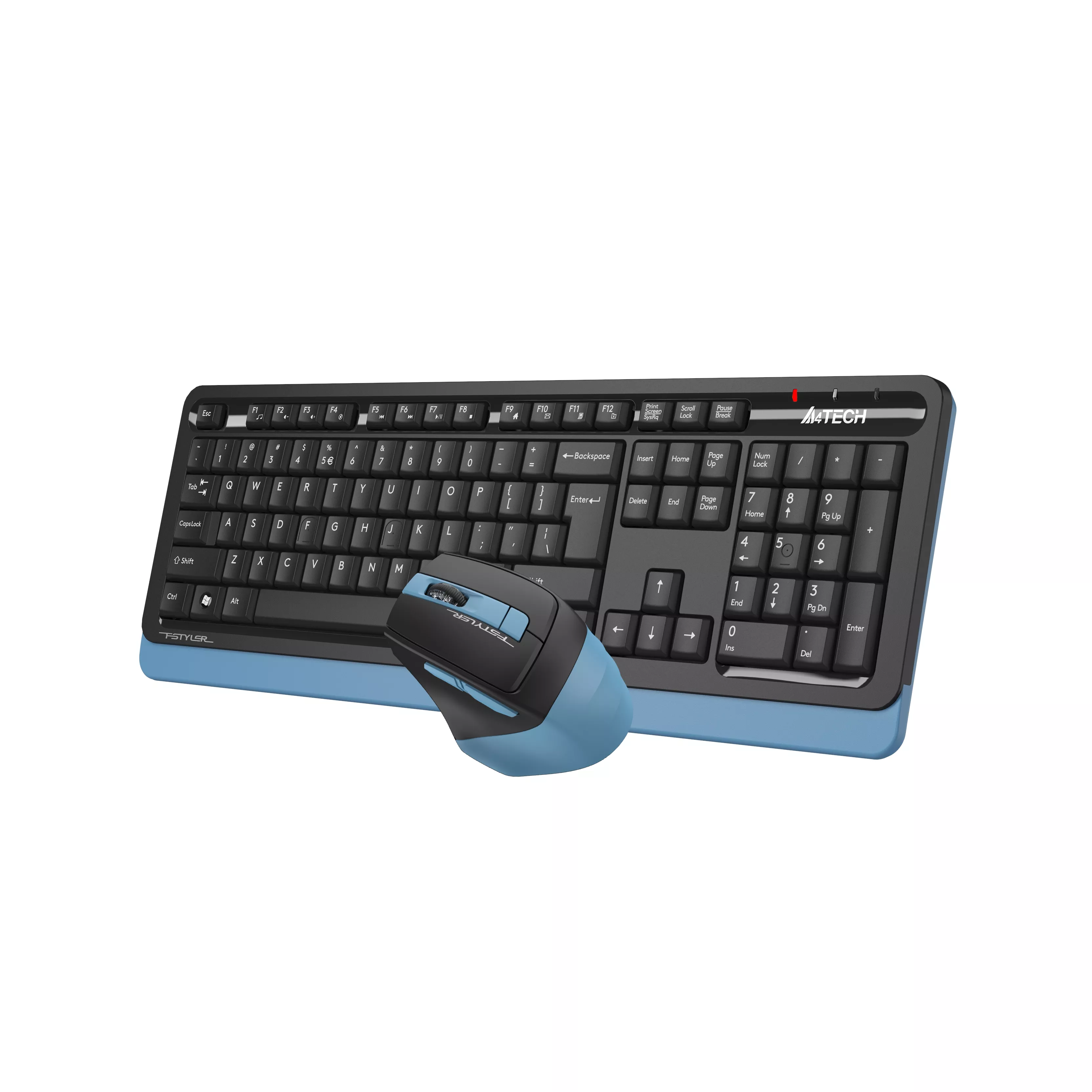 A4TECH FG1035 Kablosuz Q Trk Siyah/Mavi Klavye - Mouse Set