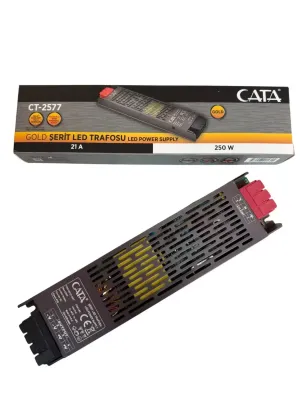 Cata 21 Amper Şerit LED Trafosu CT-2577 12 Volt 250W