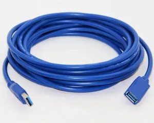 Alfais 4628 USB 3.0 Dişi Erkek Uzatma Ekleme Kablosu 5 Metre